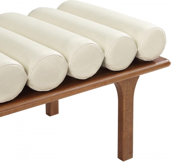 Landon Vegan Leather Upholstered Bench