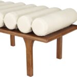 Landon Vegan Leather Upholstered Bench