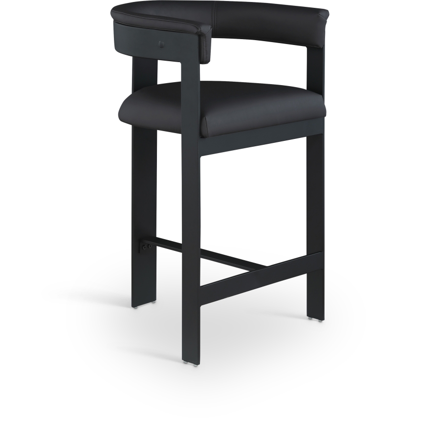 Romeo Vegan Leather Upholstered Counter Stool