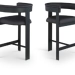 Romeo Vegan Leather Upholstered Counter Stool