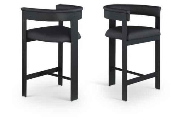Romeo Vegan Leather Upholstered Counter Stool