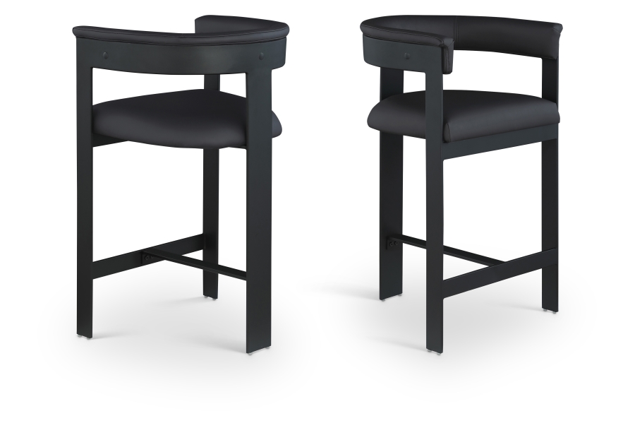 Romeo Vegan Leather Upholstered Counter Stool