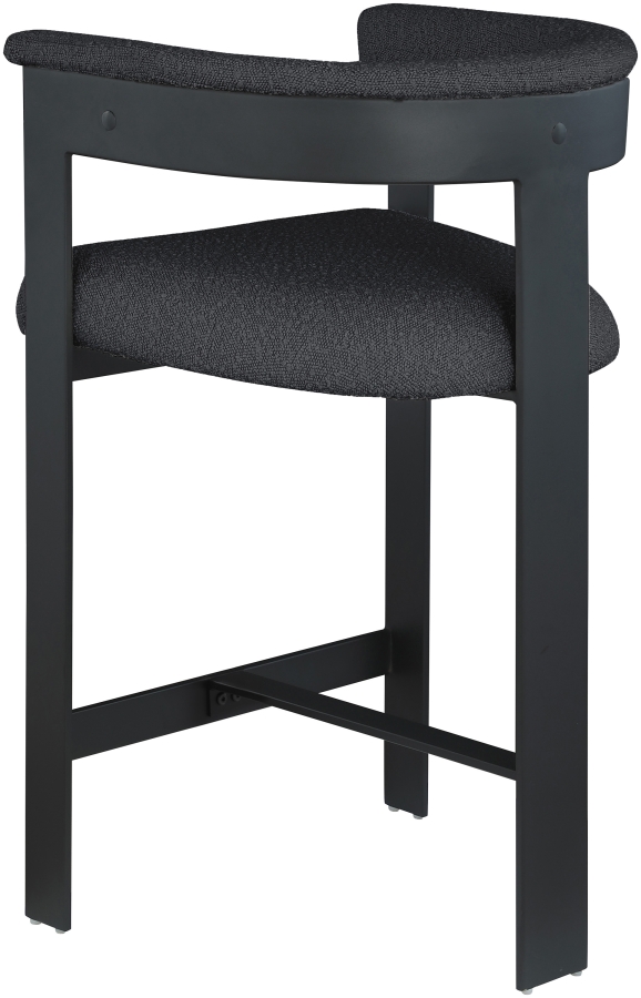 Romeo Boucle Fabric Upholstered Bar / Counter Stool
