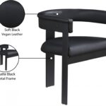 Romeo Vegan Leather Upholstered Dining Chair