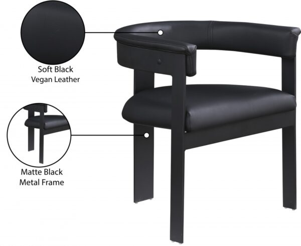 Romeo Vegan Leather Upholstered Dining Chair