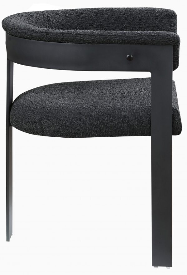 Romeo Boucle Fabric Upholstered Dining Chair