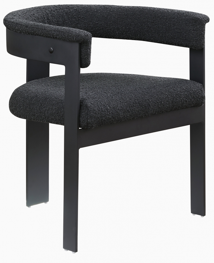 Romeo Boucle Fabric Upholstered Dining Chair