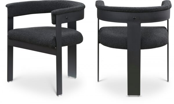 Romeo Boucle Fabric Upholstered Dining Chair
