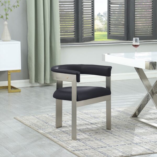 Romeo Vegan Leather Upholstered Dining Chair