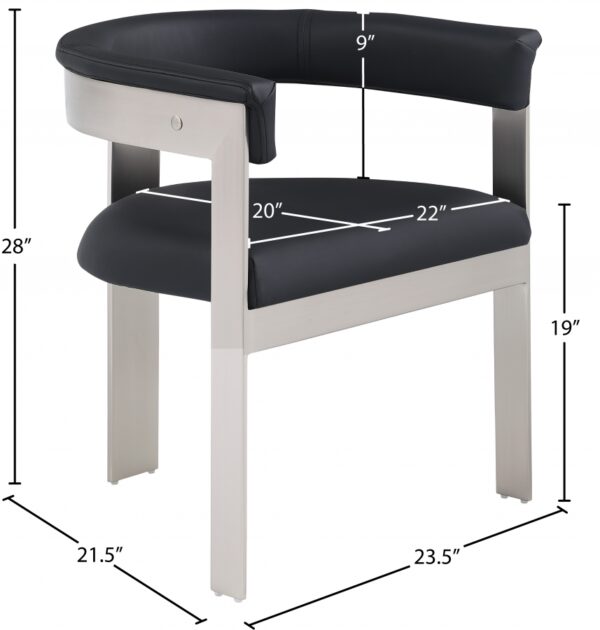 Romeo Vegan Leather Upholstered Dining Chair