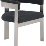 Romeo Boucle Fabric Upholstered Dining Chair