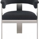 Romeo Boucle Fabric Upholstered Dining Chair
