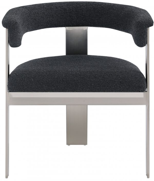 Romeo Boucle Fabric Upholstered Dining Chair