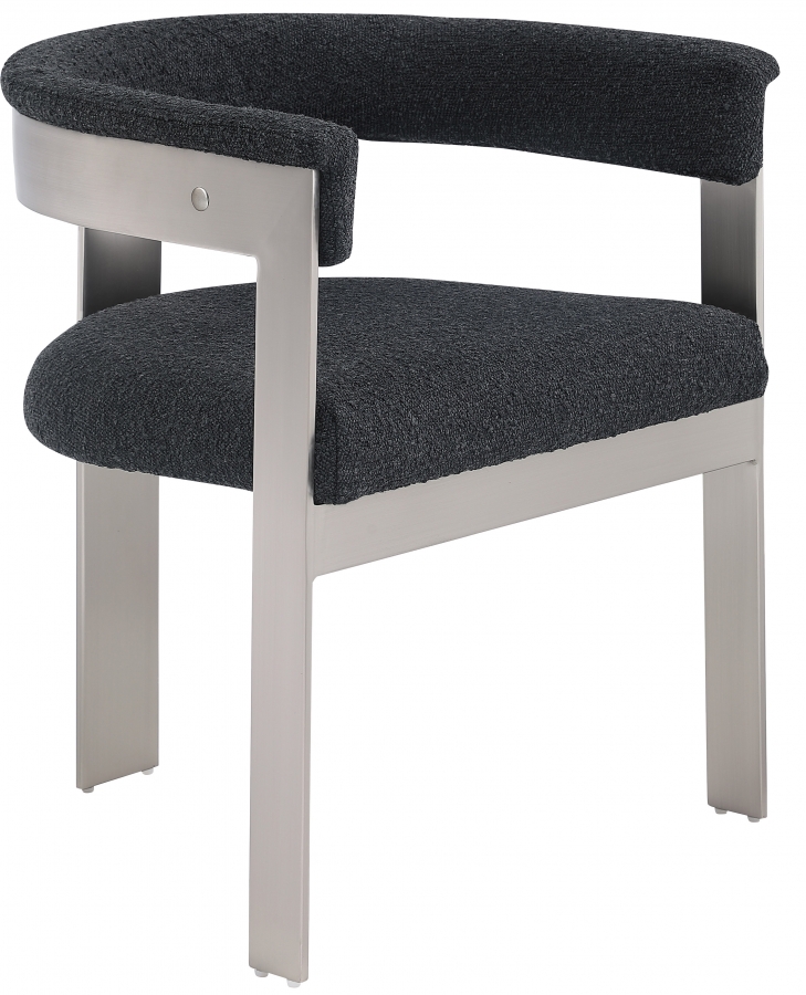 Romeo Boucle Fabric Upholstered Dining Chair