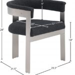 Romeo Boucle Fabric Upholstered Dining Chair