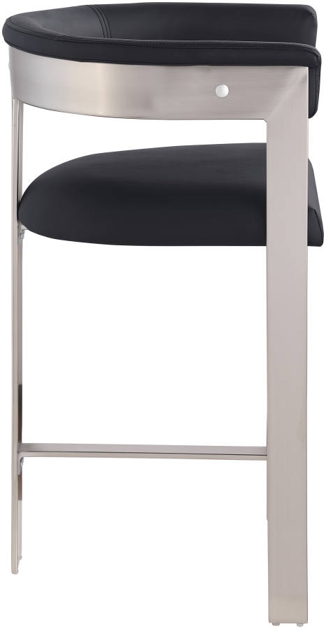 Romeo Vegan Leather Upholstered Counter Stool