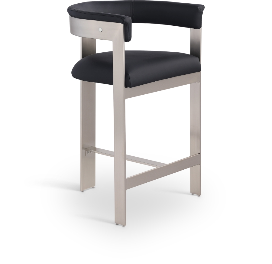 Romeo Vegan Leather Upholstered Counter Stool