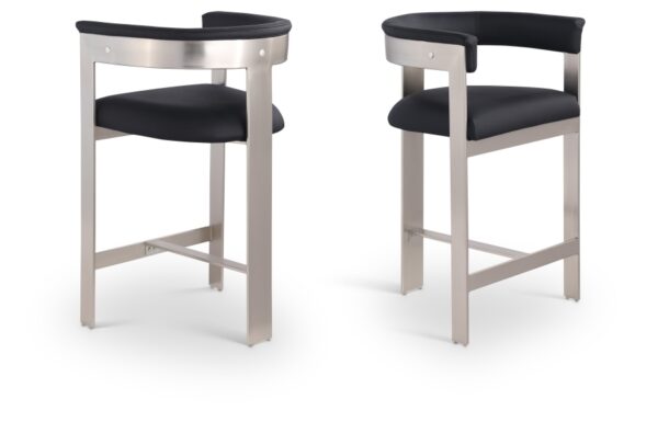 Romeo Vegan Leather Upholstered Counter Stool