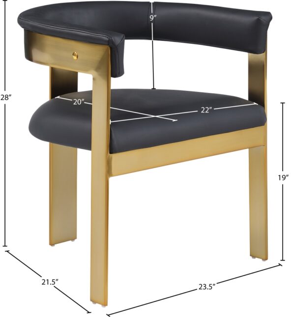 Romeo Vegan Leather Upholstered Dining Chair