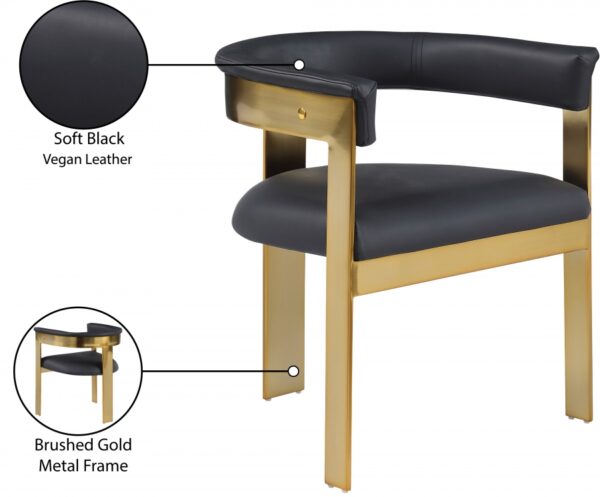 Romeo Vegan Leather Upholstered Dining Chair