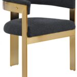 Romeo Boucle Fabric Upholstered Dining Chair