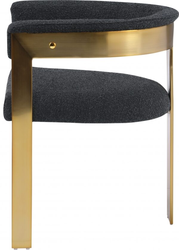 Romeo Boucle Fabric Upholstered Dining Chair