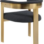 Romeo Boucle Fabric Upholstered Dining Chair