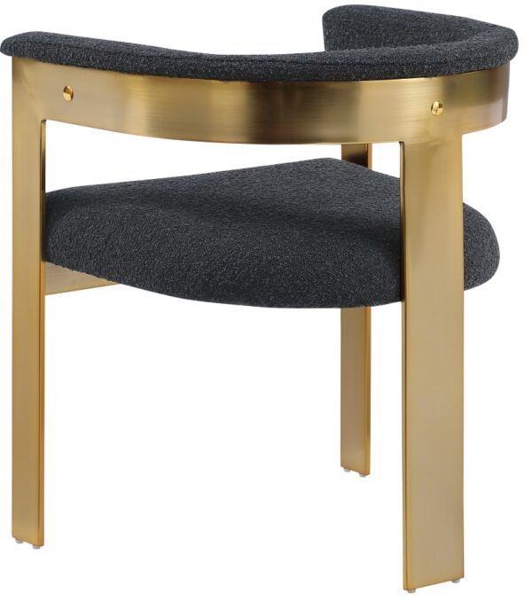 Romeo Boucle Fabric Upholstered Dining Chair