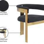 Romeo Boucle Fabric Upholstered Dining Chair