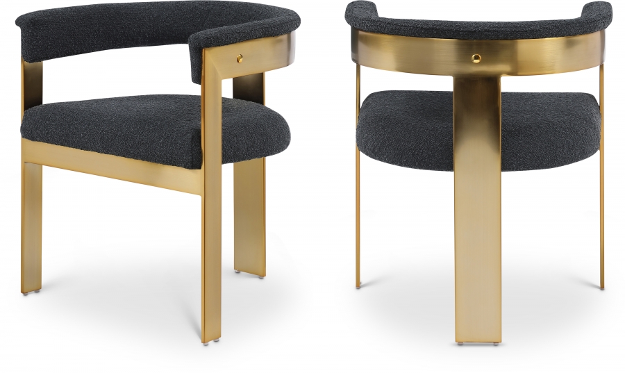 Romeo Boucle Fabric Upholstered Dining Chair