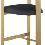 Romeo Vegan Leather Upholstered Bar / Counter Stools