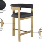 Romeo Vegan Leather Upholstered Bar / Counter Stools