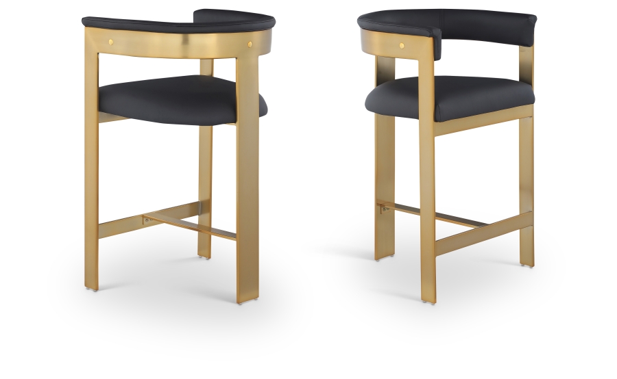 Romeo Vegan Leather Upholstered Bar / Counter Stools