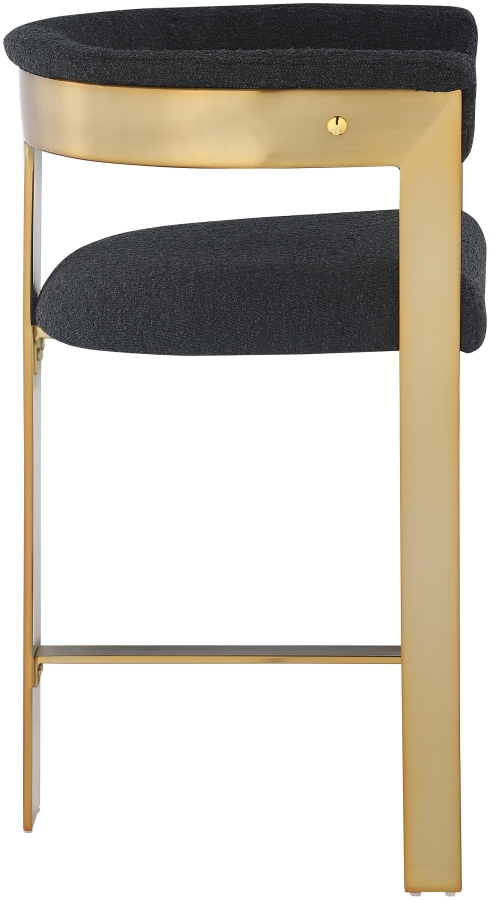 Romeo Boucle Fabric Upholstered Bar / Counter Stools