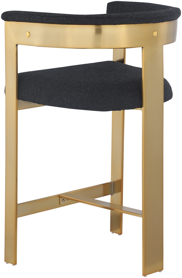 Romeo Boucle Fabric Upholstered Bar / Counter Stools