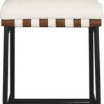 Burke Vegan Leather Upholstered Bar Stools