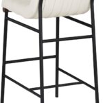 Burke Vegan Leather Upholstered Bar Stools