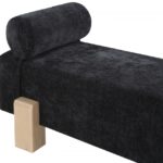 Edison Chenille Fabric Upholstered Bench