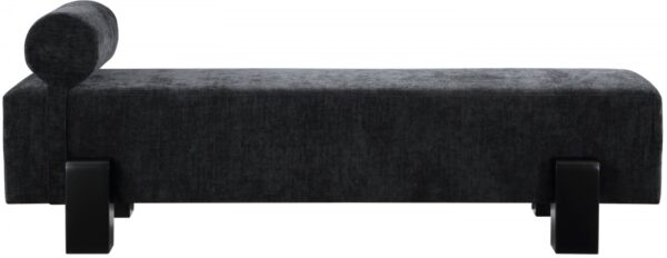 Edison Chenille Fabric Upholstered Bench
