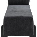 Edison Chenille Fabric Upholstered Bench
