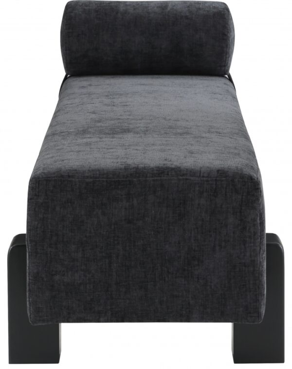 Edison Chenille Fabric Upholstered Bench