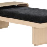 Arlington Chenille Fabric Upholstered Bench