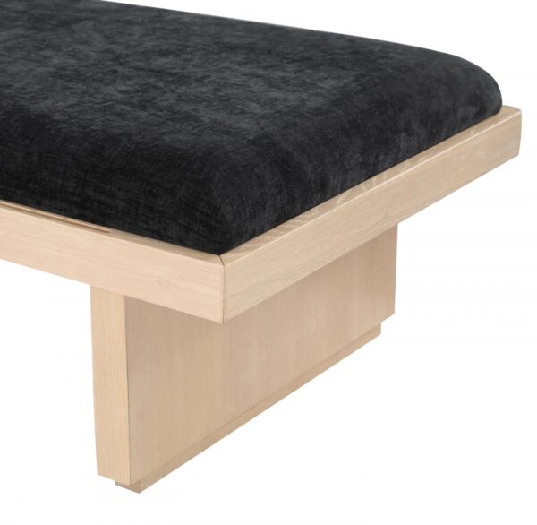 Arlington Chenille Fabric Upholstered Bench