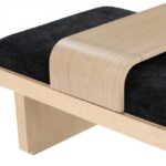Arlington Chenille Fabric Upholstered Bench