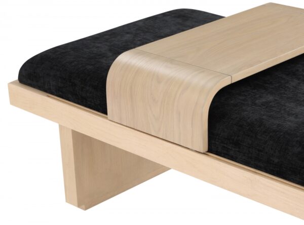 Arlington Chenille Fabric Upholstered Bench