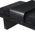 Arlington Chenille Fabric Upholstered Bench