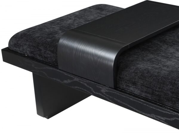 Arlington Chenille Fabric Upholstered Bench