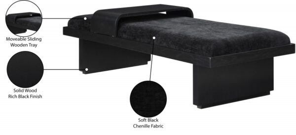 Arlington Chenille Fabric Upholstered Bench