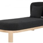 Maybourne Boucle Fabric Upholstered Chaise