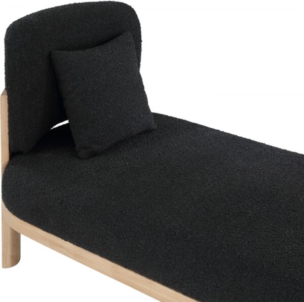Maybourne Boucle Fabric Upholstered Chaise
